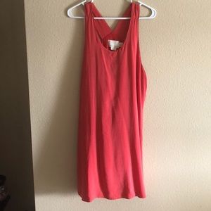 Cynthia Rowley coral cocktail dress